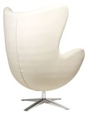 D2.DESIGN Fotel Jajo Soft skóra ekologiczna 506 biały D2.DESIGN Fotel Jajo Soft skóra ekologiczna 506 biały