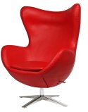 D2.DESIGN Fotel Jajo Soft skóra ekologiczna 513 czerwony D2.DESIGN Fotel Jajo Soft skóra ekologiczna 513 czerwony