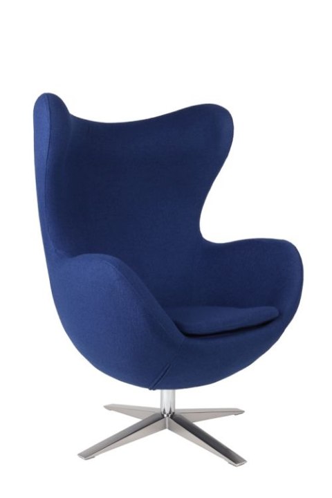 D2.DESIGN Fotel Jajo Soft wełna niebieska 2729 D2.DESIGN Fotel Jajo Soft wełna niebieska 2729