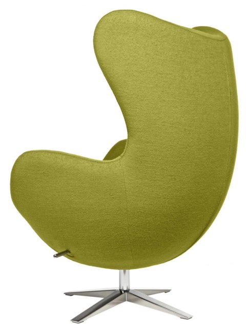 D2.DESIGN Fotel Jajo Soft wełna oliwkowa JA-2720 z przeszyciem D2.DESIGN Fotel Jajo Soft wełna oliwkowa JA-2720 z przeszyciem
