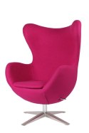 D2.DESIGN Fotel Jajo Soft wełna różowy SHO-11 D2.DESIGN Fotel Jajo Soft wełna różowy SHO-11