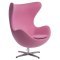 D2.DESIGN Fotel Jajo kaszmir rożowy 84 Premium D2.DESIGN Fotel Jajo kaszmir rożowy 84 Premium