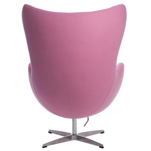 D2.DESIGN Fotel Jajo kaszmir rożowy 84 Premium D2.DESIGN Fotel Jajo kaszmir rożowy 84 Premium