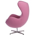 D2.DESIGN Fotel Jajo kaszmir rożowy 84 Premium D2.DESIGN Fotel Jajo kaszmir rożowy 84 Premium