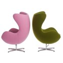 D2.DESIGN Fotel Jajo kaszmir rożowy 84 Premium D2.DESIGN Fotel Jajo kaszmir rożowy 84 Premium