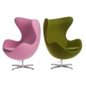 D2.DESIGN Fotel Jajo kaszmir rożowy 84 Premium D2.DESIGN Fotel Jajo kaszmir rożowy 84 Premium