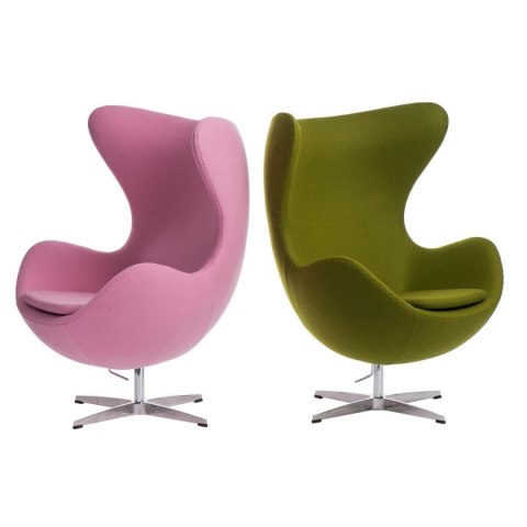 D2.DESIGN Fotel Jajo kaszmir rożowy 84 Premium D2.DESIGN Fotel Jajo kaszmir rożowy 84 Premium