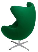 D2.DESIGN Fotel Jajo kaszmir zielony ciemny 45 Pre mium D2.DESIGN Fotel Jajo kaszmir zielony ciemny 45 Pre mium