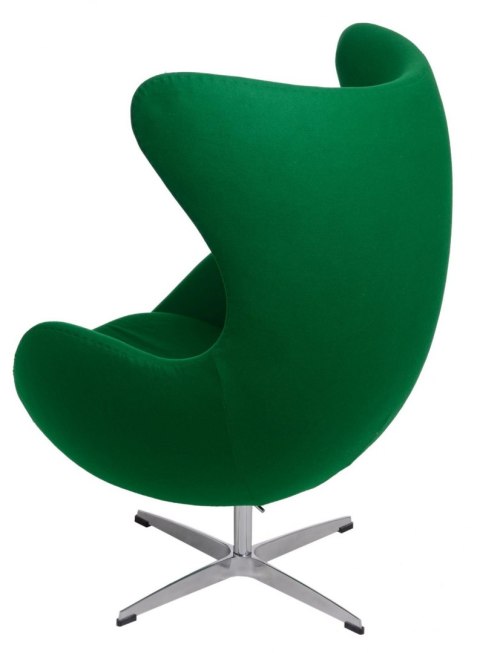 D2.DESIGN Fotel Jajo kaszmir zielony ciemny 45 Pre mium D2.DESIGN Fotel Jajo kaszmir zielony ciemny 45 Pre mium