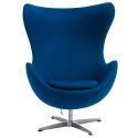 D2.DESIGN Fotel Jajo niebieski kaszmir 23 Premium D2.DESIGN Fotel Jajo niebieski kaszmir 23 Premium