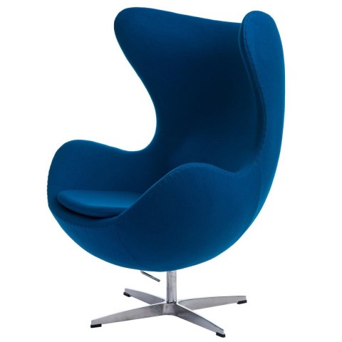 D2.DESIGN Fotel Jajo niebieski kaszmir 23 Premium D2.DESIGN Fotel Jajo niebieski kaszmir 23 Premium