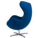 D2.DESIGN Fotel Jajo niebieski kaszmir 23 Premium D2.DESIGN Fotel Jajo niebieski kaszmir 23 Premium