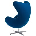 D2.DESIGN Fotel Jajo niebieski kaszmir 23 Premium D2.DESIGN Fotel Jajo niebieski kaszmir 23 Premium
