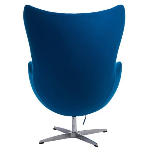 D2.DESIGN Fotel Jajo niebieski kaszmir 23 Premium D2.DESIGN Fotel Jajo niebieski kaszmir 23 Premium