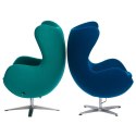 D2.DESIGN Fotel Jajo niebieski kaszmir 23 Premium D2.DESIGN Fotel Jajo niebieski kaszmir 23 Premium
