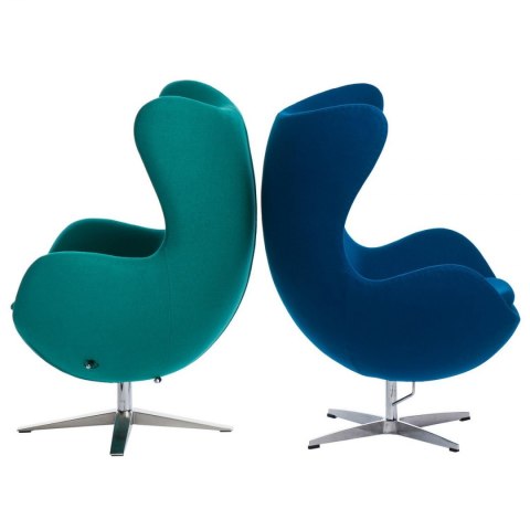 D2.DESIGN Fotel Jajo niebieski kaszmir 23 Premium D2.DESIGN Fotel Jajo niebieski kaszmir 23 Premium
