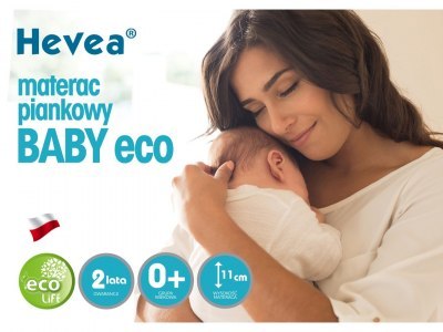 Materac piankowy Hevea Baby Eco 140x70 (Natural) Materac piankowy Hevea Baby Eco 140x70 (Natural)