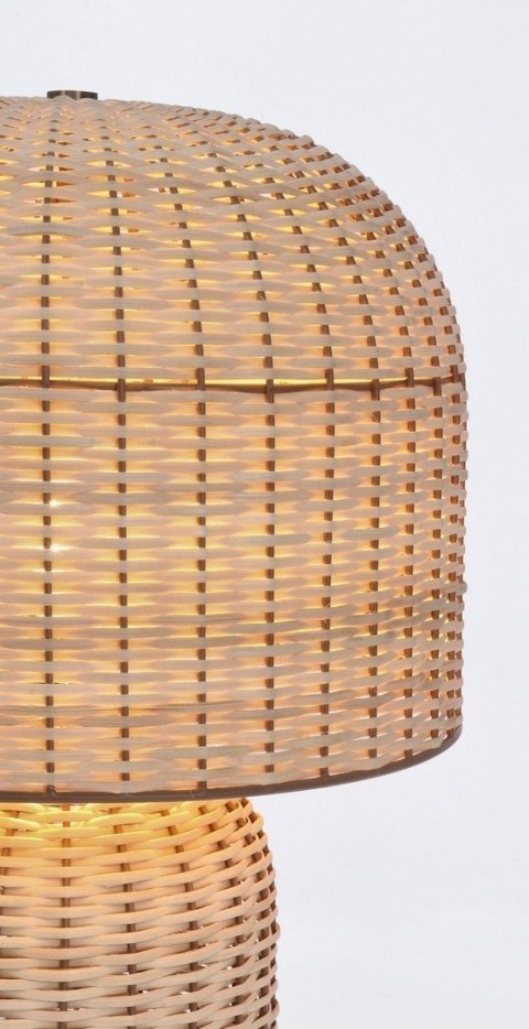 Bizzotto BIZZOTTO lampa stołowa SIKKIM beżowa Bizzotto BIZZOTTO lampa stołowa SIKKIM beżowa