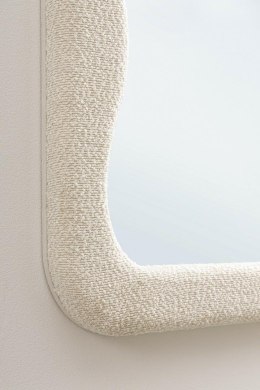 Bizzotto BIZZOTTO lustro ścienne BOUCLÉ 59x90 cm białe
