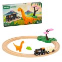 BRIO BRIO Dino Drewniana Kolejka Dinozaurem - Zestaw Startowy