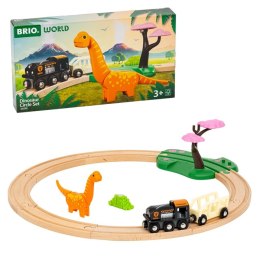 BRIO BRIO Dino Drewniana Kolejka Dinozaurem - Zestaw Startowy