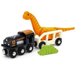 BRIO BRIO Dino Drewniana Kolejka Dinozaurem - Zestaw Startowy