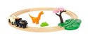 BRIO BRIO Dino Drewniana Kolejka Dinozaurem - Zestaw Startowy