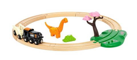 BRIO BRIO Dino Drewniana Kolejka Dinozaurem - Zestaw Startowy BRIO BRIO Dino Drewniana Kolejka Dinozaurem - Zestaw Startowy
