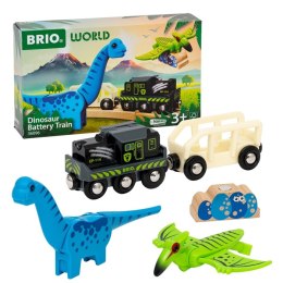 BRIO BRIO Dino Pociąg na Baterie z Dinozaurami