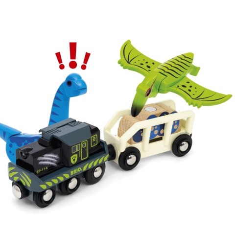 BRIO BRIO Dino Pociąg na Baterie z Dinozaurami BRIO BRIO Dino Pociąg na Baterie z Dinozaurami