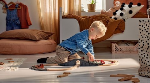 BRIO BRIO Drewniana Kolejka z Pociągiem - Zestaw Startowy 22-el. BRIO BRIO Drewniana Kolejka z Pociągiem - Zestaw Startowy 22-el.