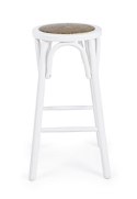 Bizzotto BIZZOTTO krzesło barowe CIRCLE białe Bizzotto BIZZOTTO krzesło barowe CIRCLE białe