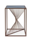 Bizzotto BIZZOTTO stolik kawowy ESPIRAL 40x40 Bizzotto BIZZOTTO stolik kawowy ESPIRAL 40x40