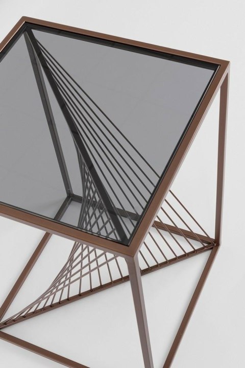 Bizzotto BIZZOTTO stolik kawowy ESPIRAL 40x40 Bizzotto BIZZOTTO stolik kawowy ESPIRAL 40x40