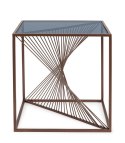 Bizzotto BIZZOTTO stolik kawowy ESPIRAL 48x48 Bizzotto BIZZOTTO stolik kawowy ESPIRAL 48x48