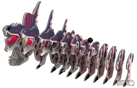 Eugy Eugy Układanka Eko 3D Spinozaur Eugy Eugy Układanka Eko 3D Spinozaur