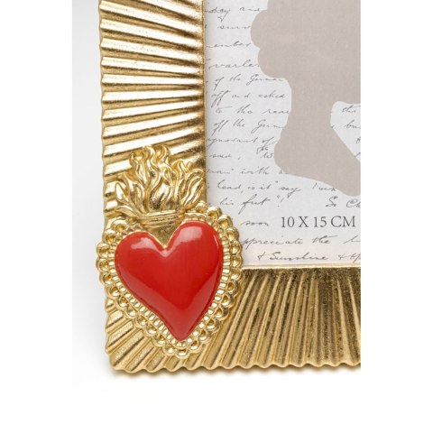 Kare Design KARE ramka na zdjęcia FLAMING HEART DUE 10x15 cm Kare Design KARE ramka na zdjęcia FLAMING HEART DUE 10x15 cm