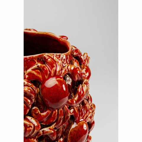 Kare Design KARE wazon dekoracyjny CRABS 39 cm czerwony Kare Design KARE wazon dekoracyjny CRABS 39 cm czerwony