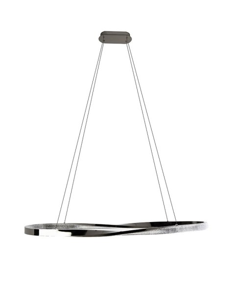 Moosee MOOSEE lampa wisząca ANILLO 120 czarna