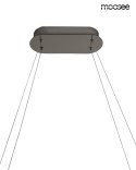 Moosee MOOSEE lampa wisząca ANILLO 120 czarna