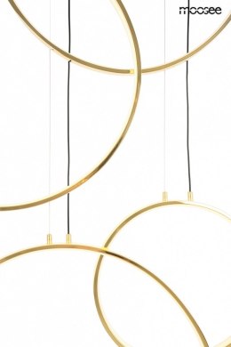 Moosee MOOSEE lampa wisząca CIRCULO SIX złota