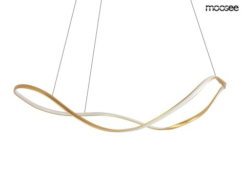 Moosee MOOSEE lampa wisząca WAVES 100 złota