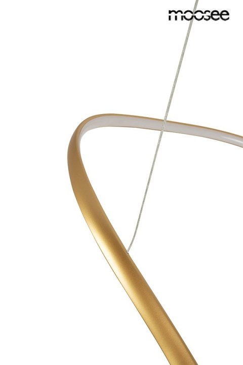 Moosee MOOSEE lampa wisząca WAVES 100 złota Moosee MOOSEE lampa wisząca WAVES 100 złota