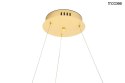 Moosee MOOSEE lampa wisząca WAVES 100 złota