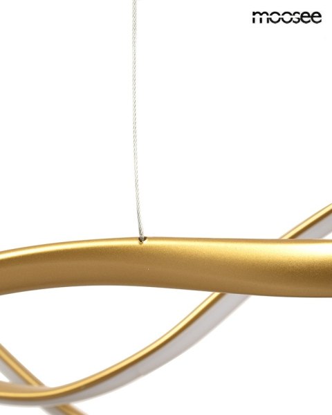 Moosee MOOSEE lampa wisząca WAVES 2 złota