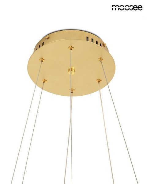 Moosee MOOSEE lampa wisząca WAVES 2 złota