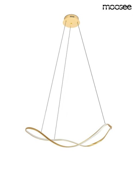 Moosee MOOSEE lampa wisząca WAVES 60 złota