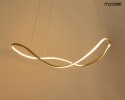 Moosee MOOSEE lampa wisząca WAVES 80 złota
