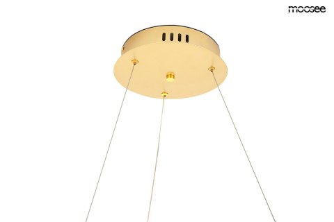 Moosee MOOSEE lampa wisząca WAVES 80 złota