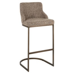 Richmond Interiors RICHMOND zestaw 2 krzeseł barowych BOLTON brown tweed